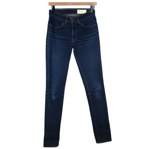 Imogene + Willie Imogene Slim Straight Fit Dark Wash JeansUSA Made Size 25